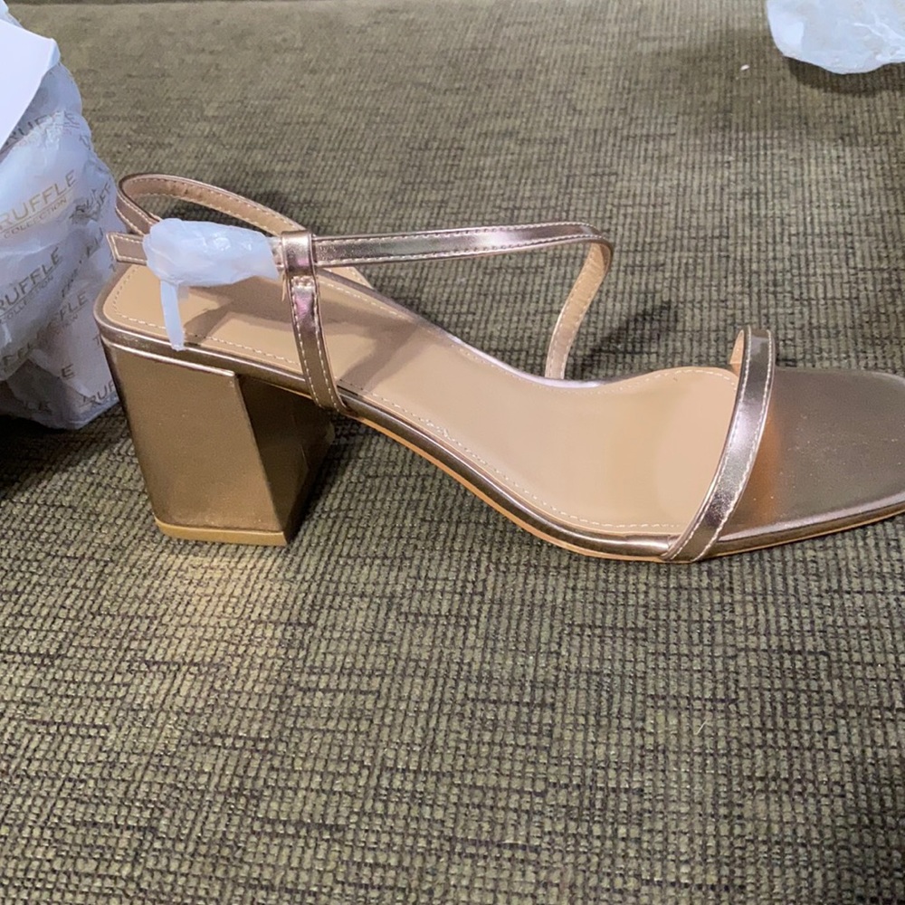 ASOS rose gold scare to shoe